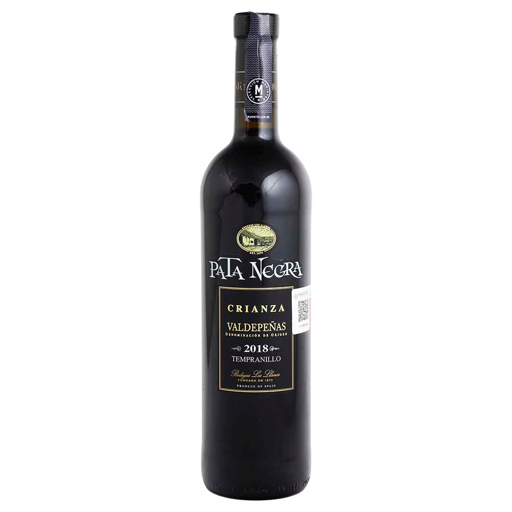 Vino Tinto - Pata Negra Valdepeñas Crianza de 750 ml - España