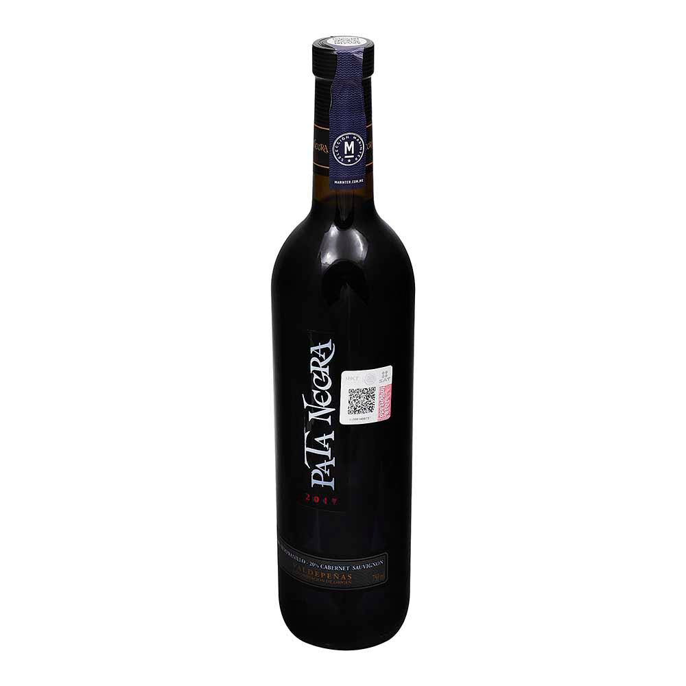 Vino Tinto - Pata Negra Valdepeñas Temp/Cab 750 ml - España