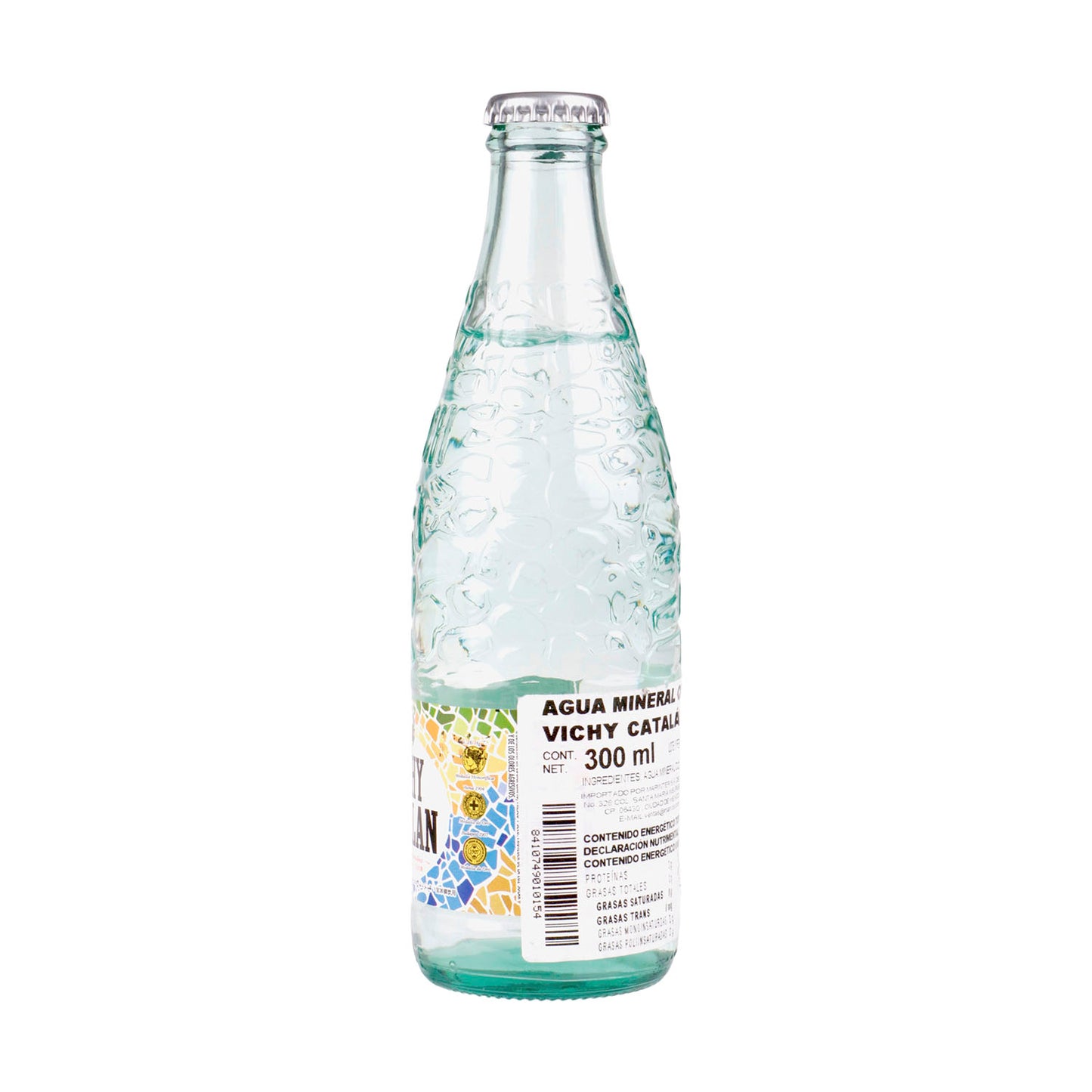 Agua Vichy Catalán Natural Mineral Carbónica de 300 ml - España