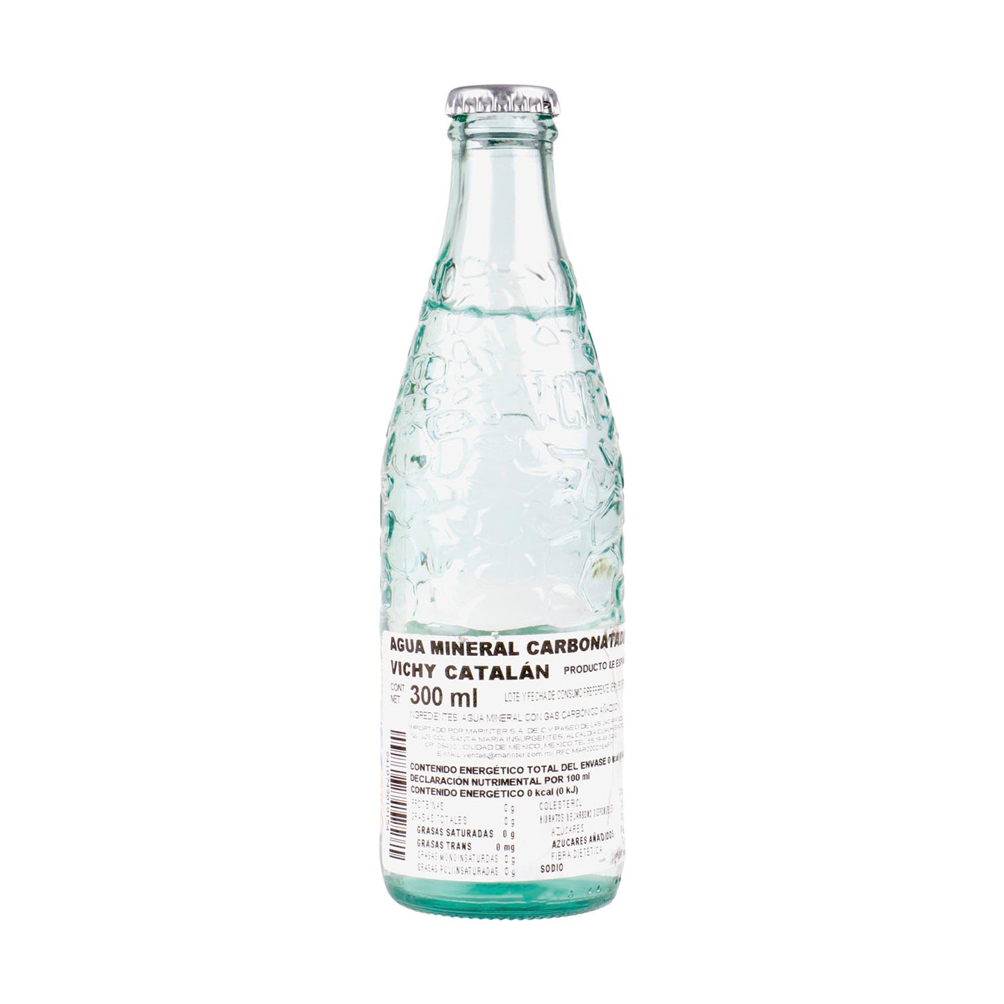 Agua Vichy Catalán Natural Mineral Carbónica de 300 ml - España