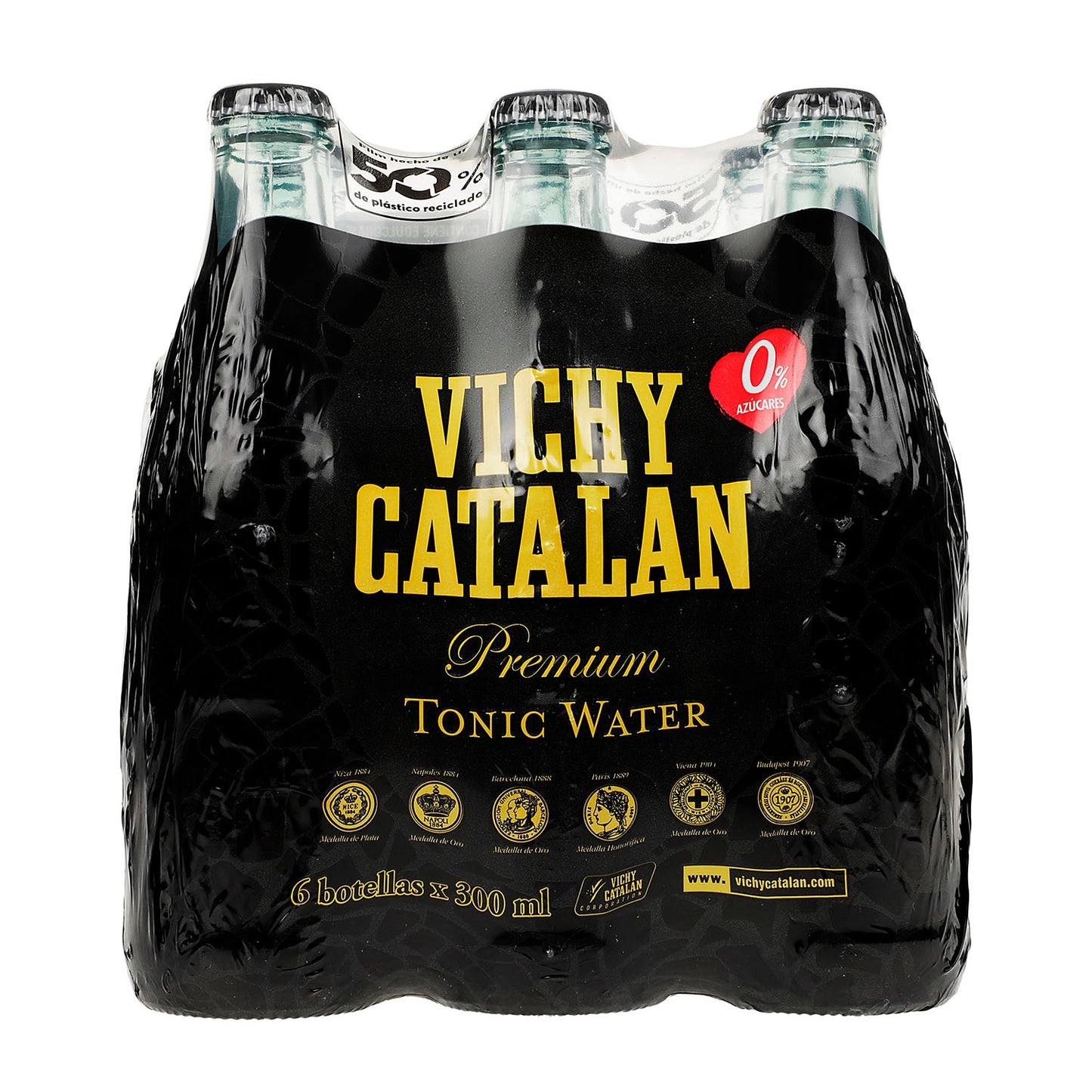 Agua Vichy Catalan Mineral Tonica Sixpack de 300 ml - España
