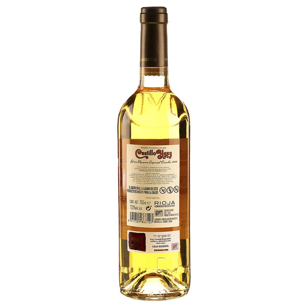 Vino Blanco Castillo Ygay 86 de 750 ml - España