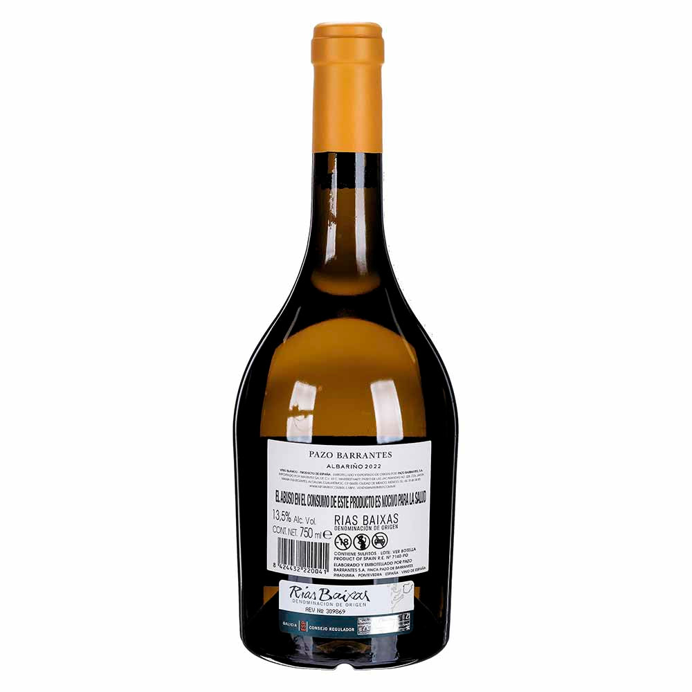 Vino Blanco Pazo Barrantes 22 de 750 ml - España