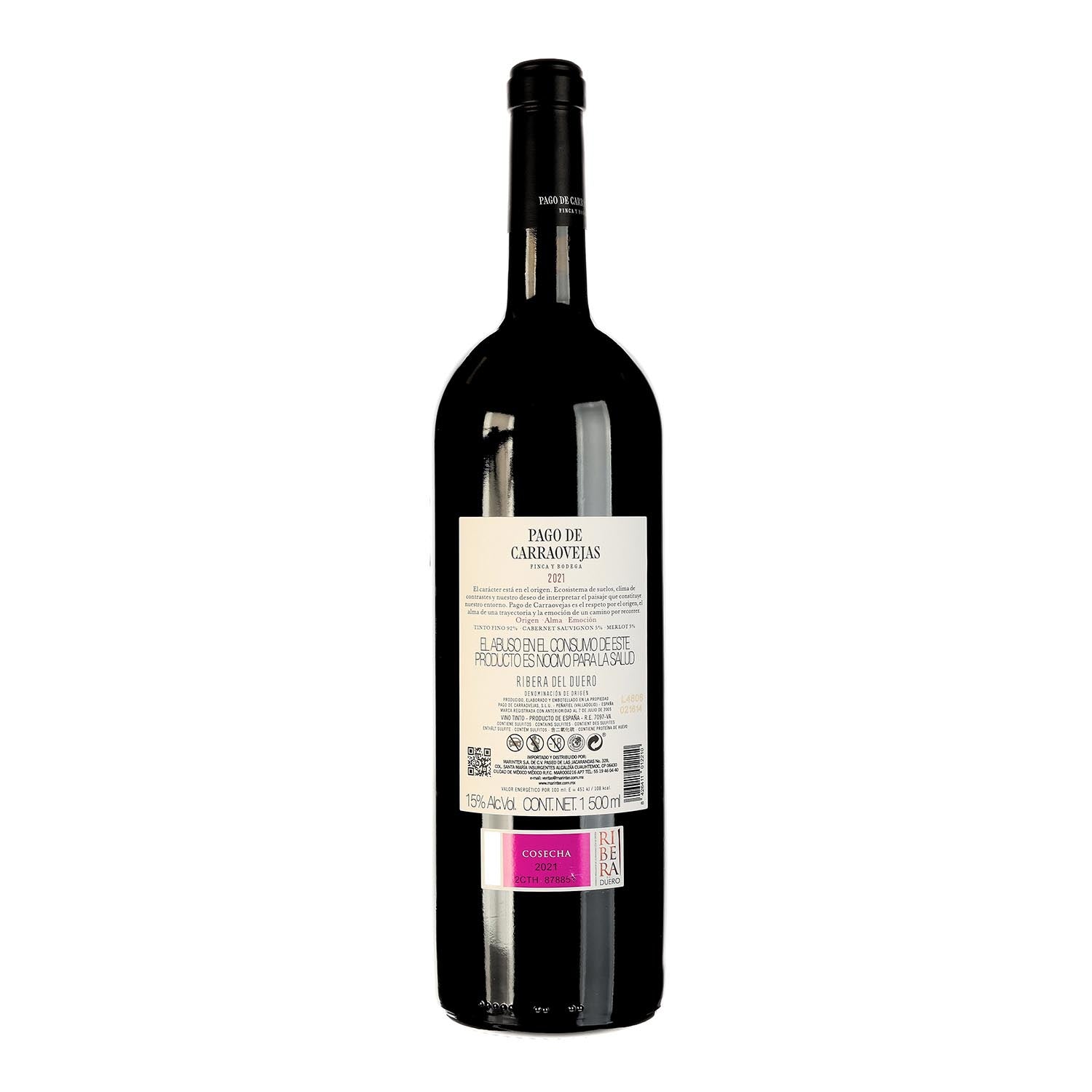 Vino Tinto Pago de Carraovejas 2021 de 1500  ml - España