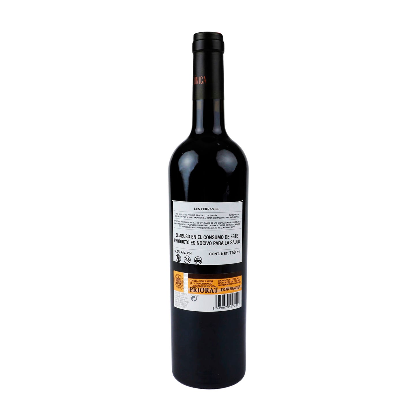 Vino Tinto Les Terrasses 2020 de 750 ml - España