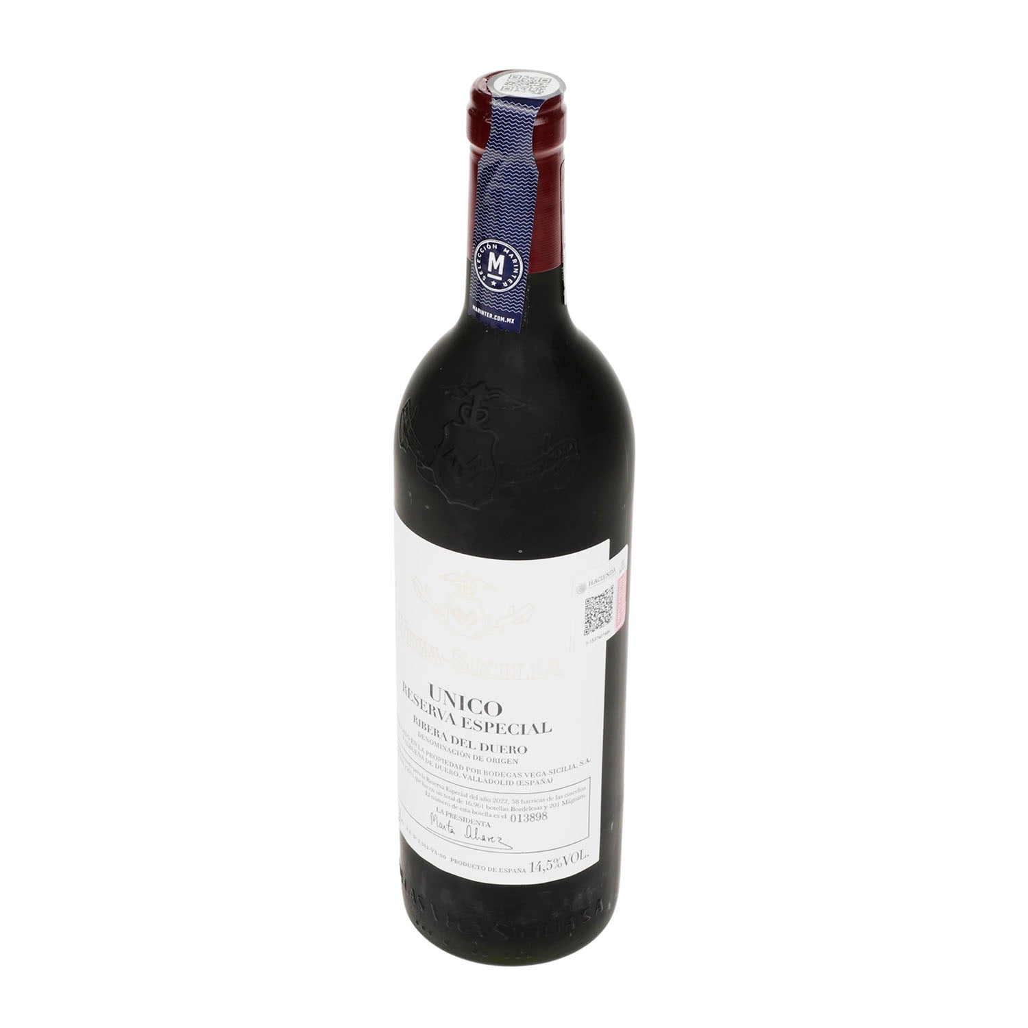 Vino Tinto Vega Sicilia Único Reserva Especial 2022 de 750 ml -España