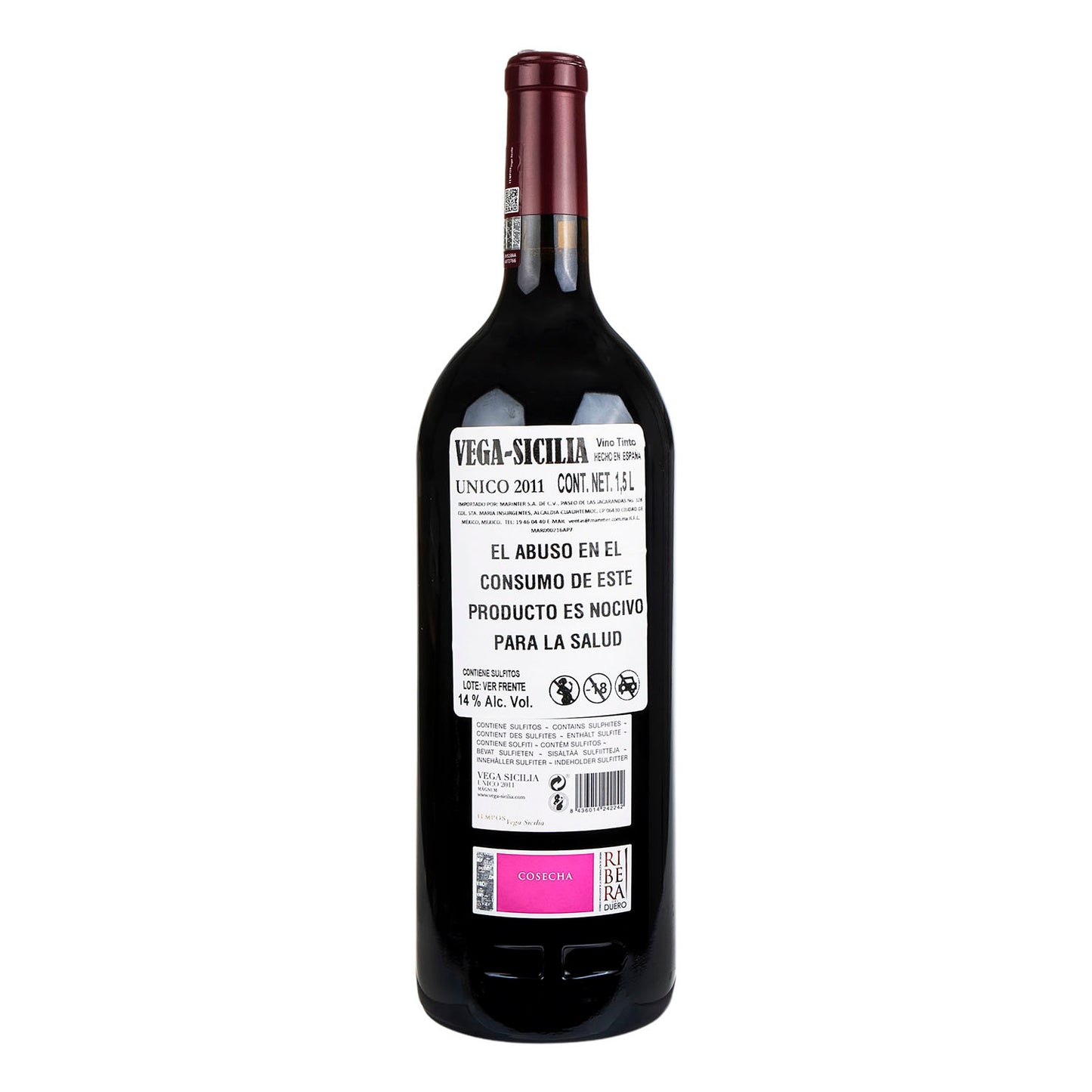 Vino Tinto Vega Sicilia Único 2011 de 1500 ml - España