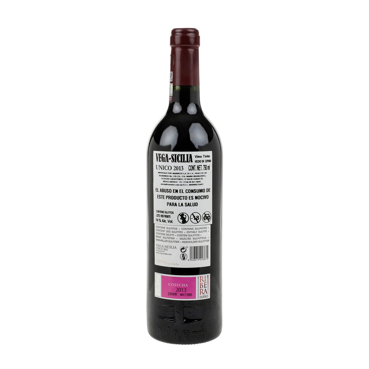 Vino Tinto Vega Sicilia Único 2014 de 750 ml - España