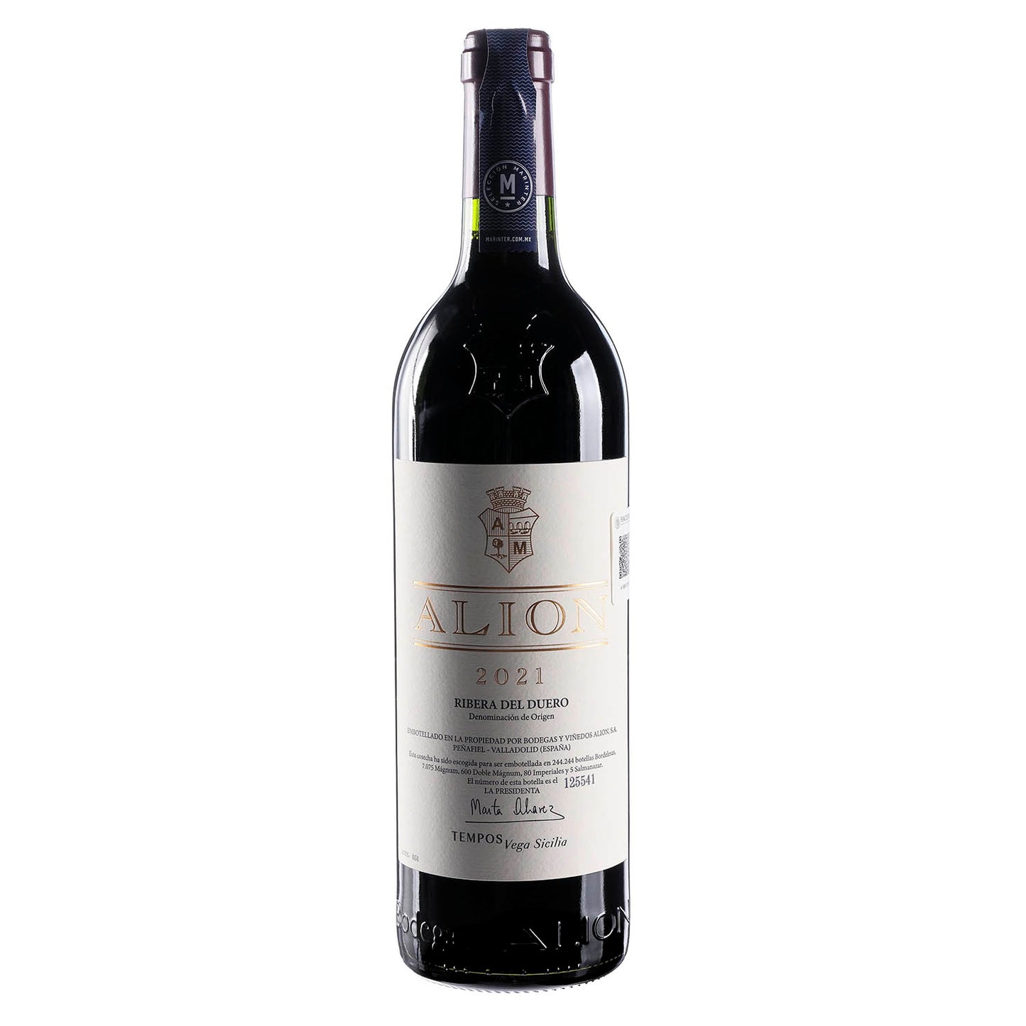 Vino Tinto Alion 2021 de 750 ml - España