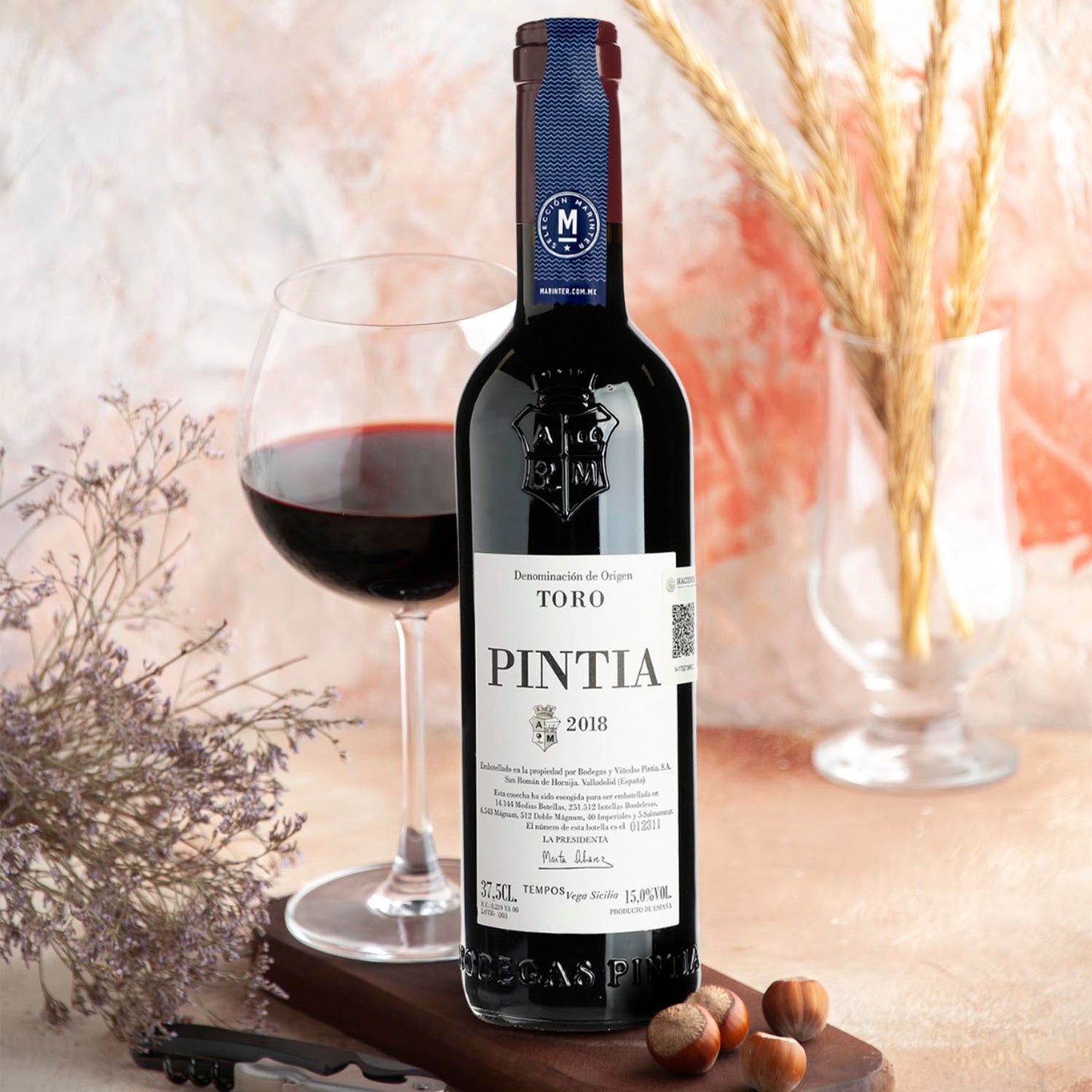Vino Tinto Pintia 2018 de 375 ml - España