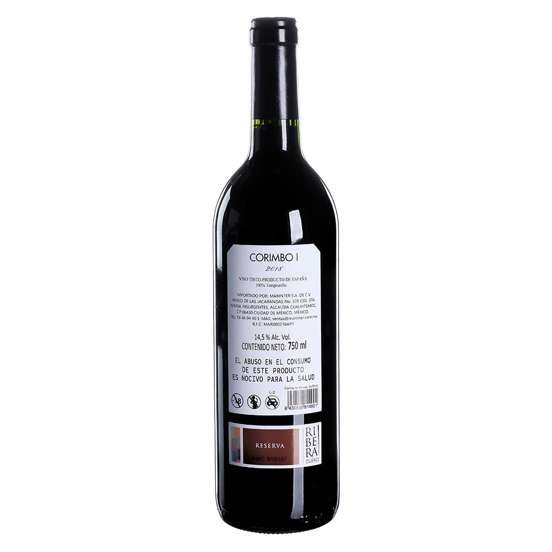 Vino Tinto Corimbo I 2018 de 750 ml - España