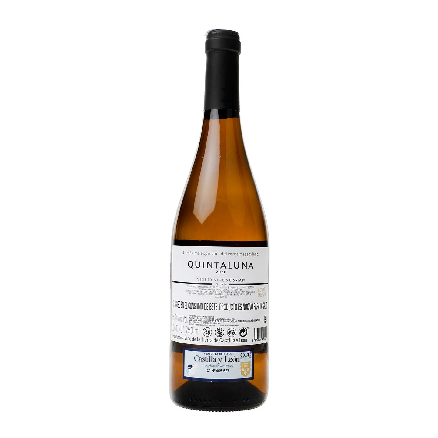 Vino Blanco Quintaluna 2020 de 750 ml-España