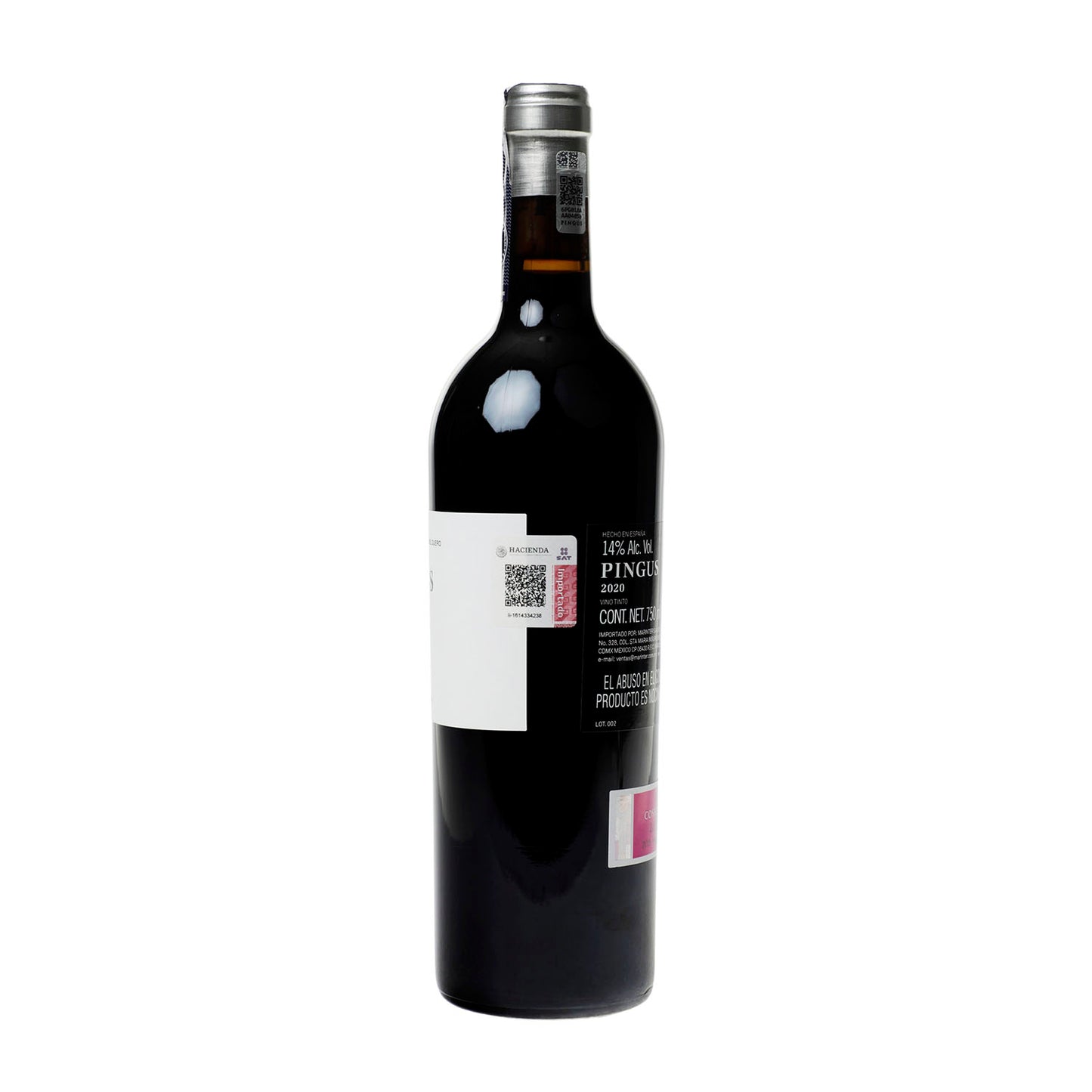 Vino Tinto Pingus 2020 de 750 ml - España