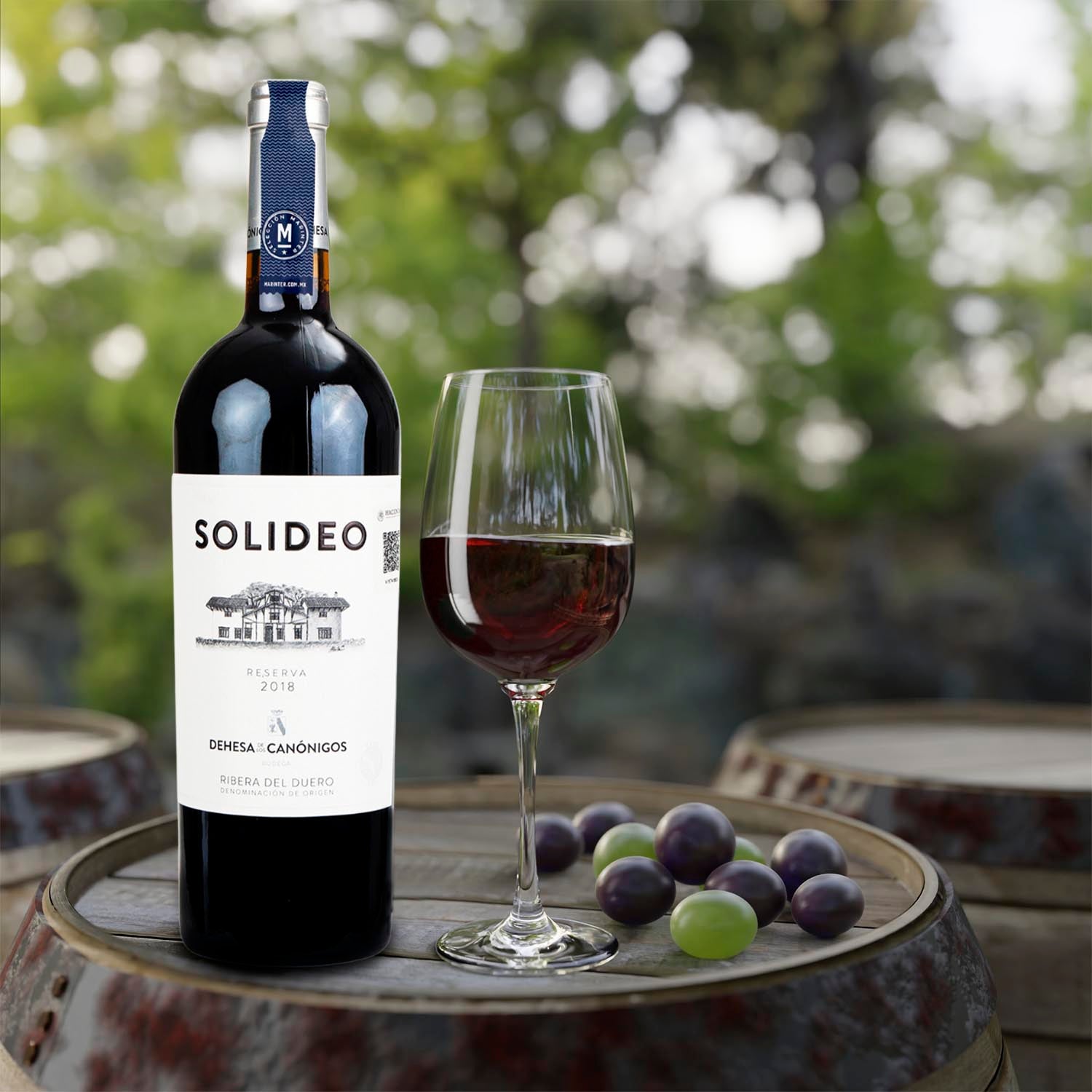 Vino Tinto Solideo 2018  Rva de 750 ml- España