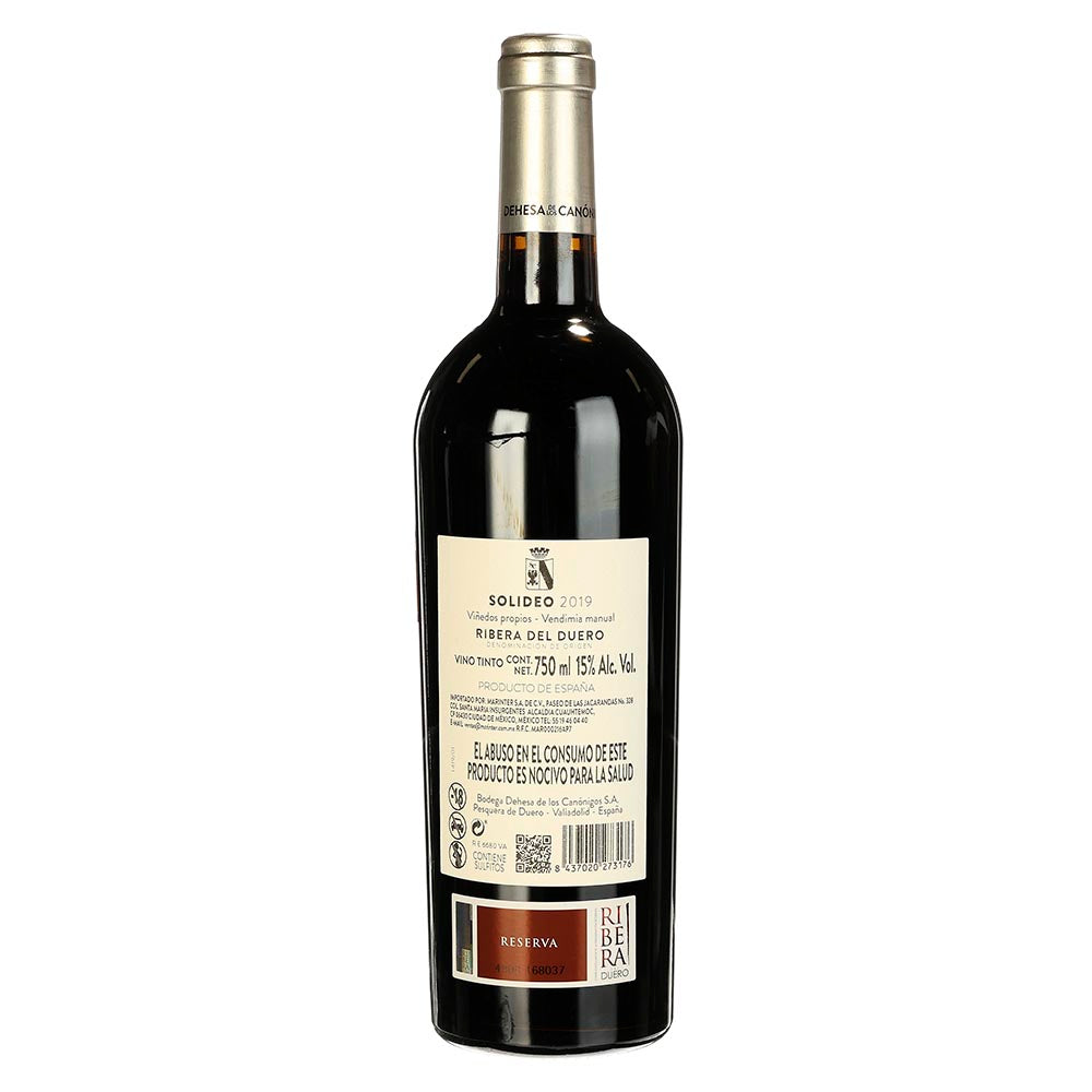 Vino Tinto Solideo 2019  de 750 ml - España