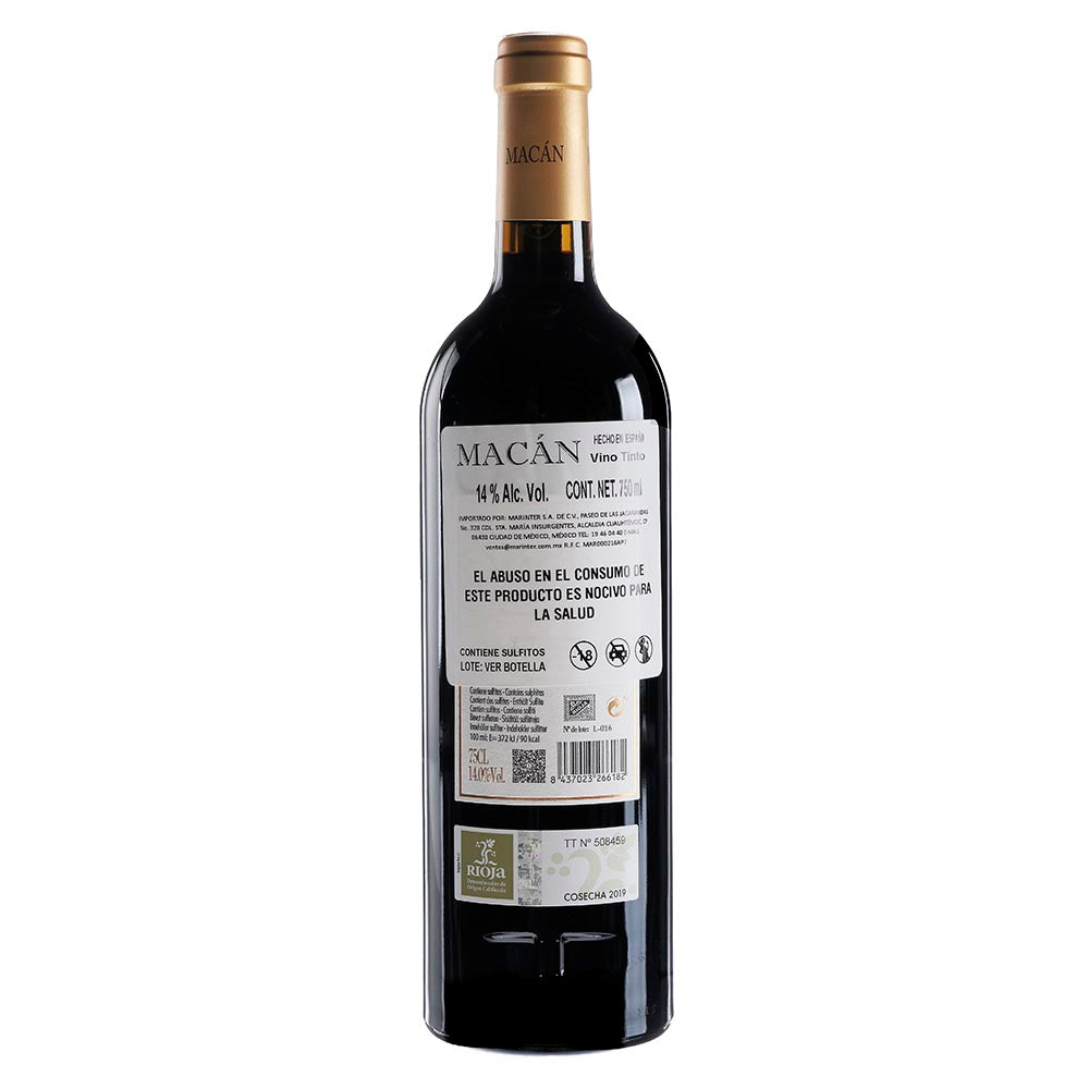 Vino Tinto Macan 19 de 750 ml - España