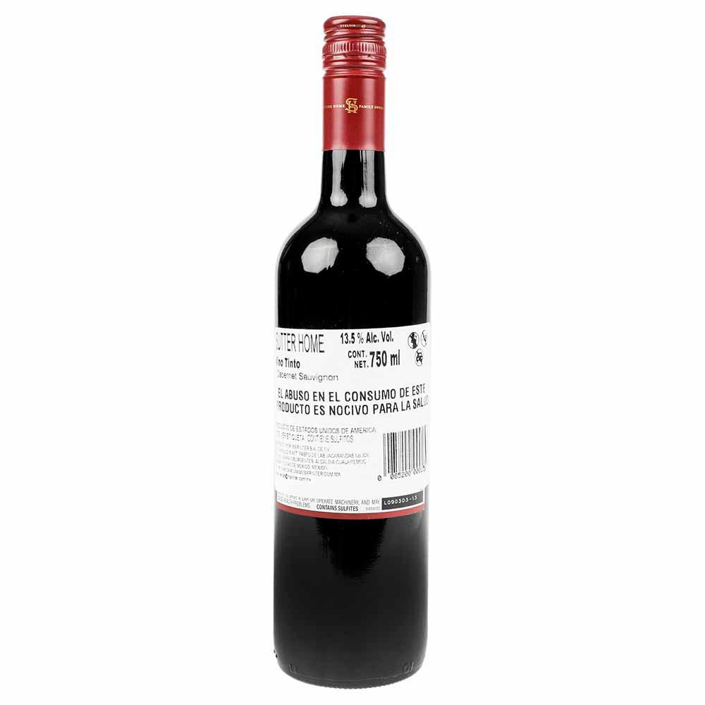 Vino Tinto Sutter Home Cabernet Sauvignon de 750 ml - Estados Unidos