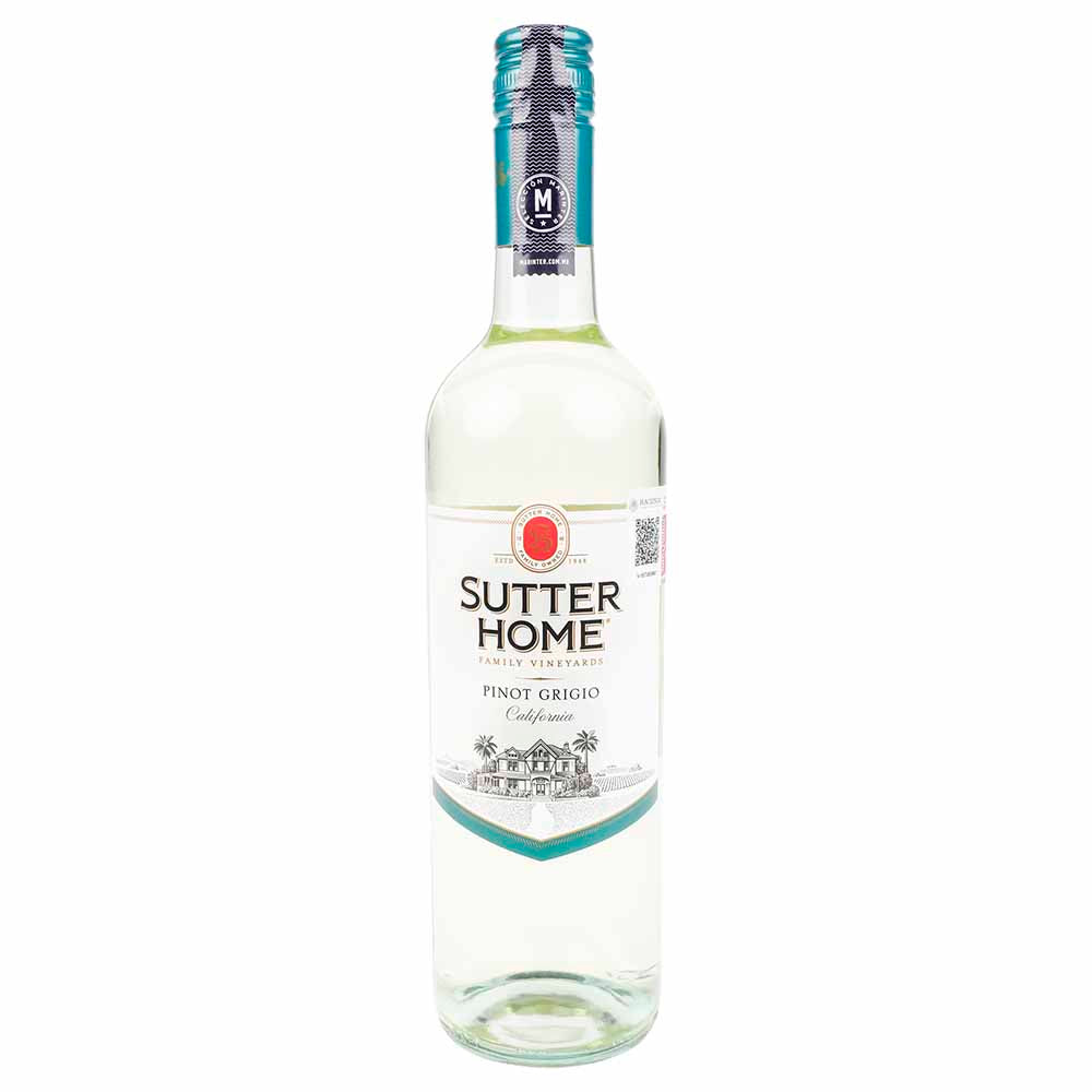 Vino Blanco Sutter Home Pinot Grigio de 750 ml - Estados Unidos