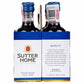 Vino Tinto Sutter Home Merlot Cuatripack 187 ml - Estados Unidos