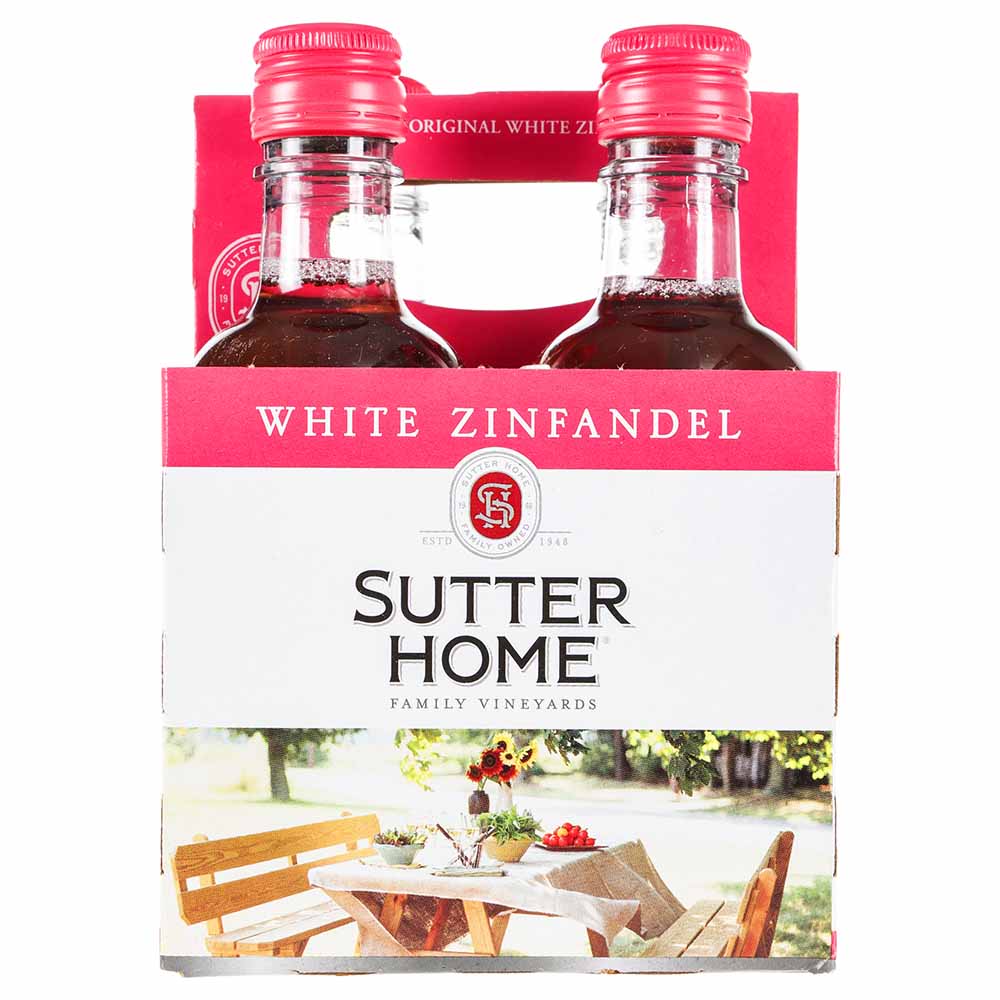 Vino Rosado Sutter Home Zinfandel Cautripack 187 ml - Estados Unidos