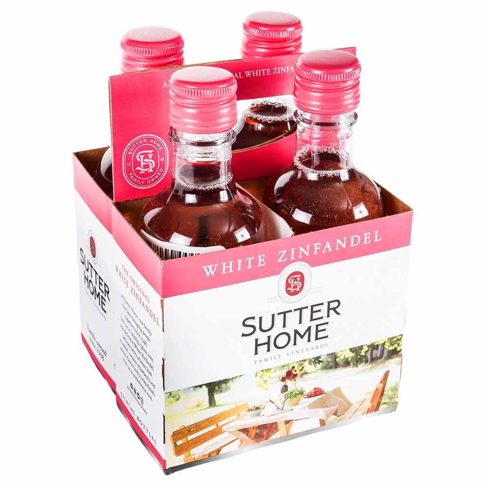 Vino Rosado Sutter Home Zinfandel Cautripack 187 ml - Estados Unidos