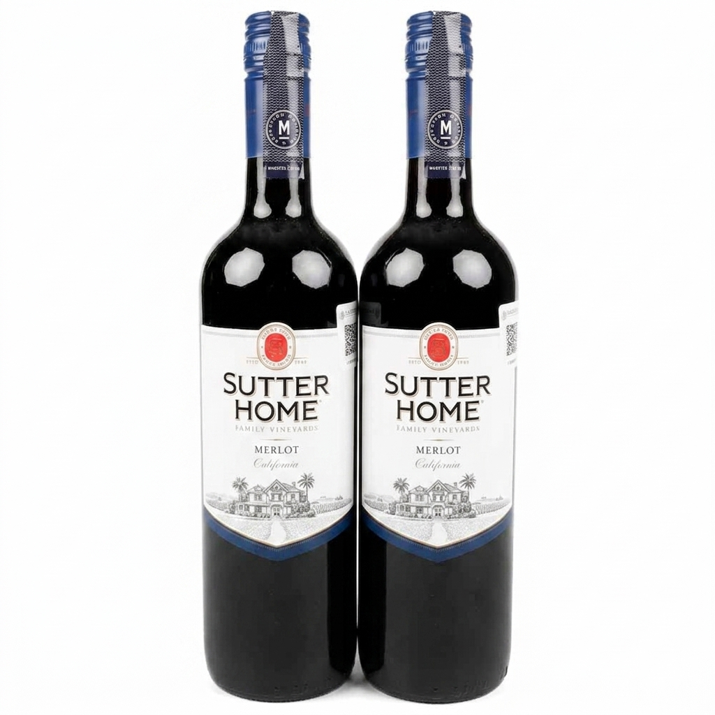 Promo 2X1 -Vino Tinto Sutter Home Merlot de 750 ml