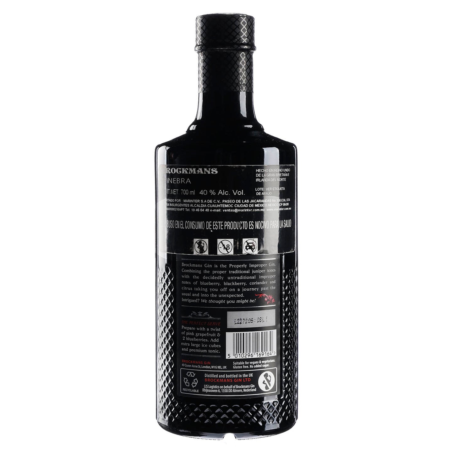 Ginebra - Brockmans de 700 ml - Reino Unido