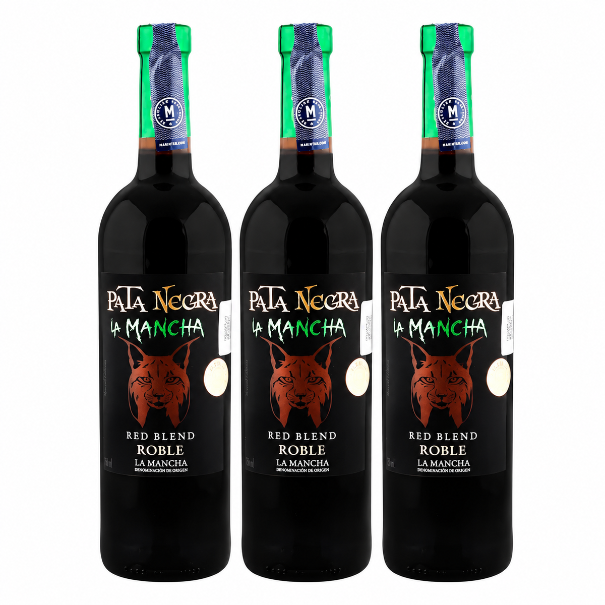 Promo 3x2 - Vino Tinto Pata Negra Roble la mancha Lince  de 750 ml