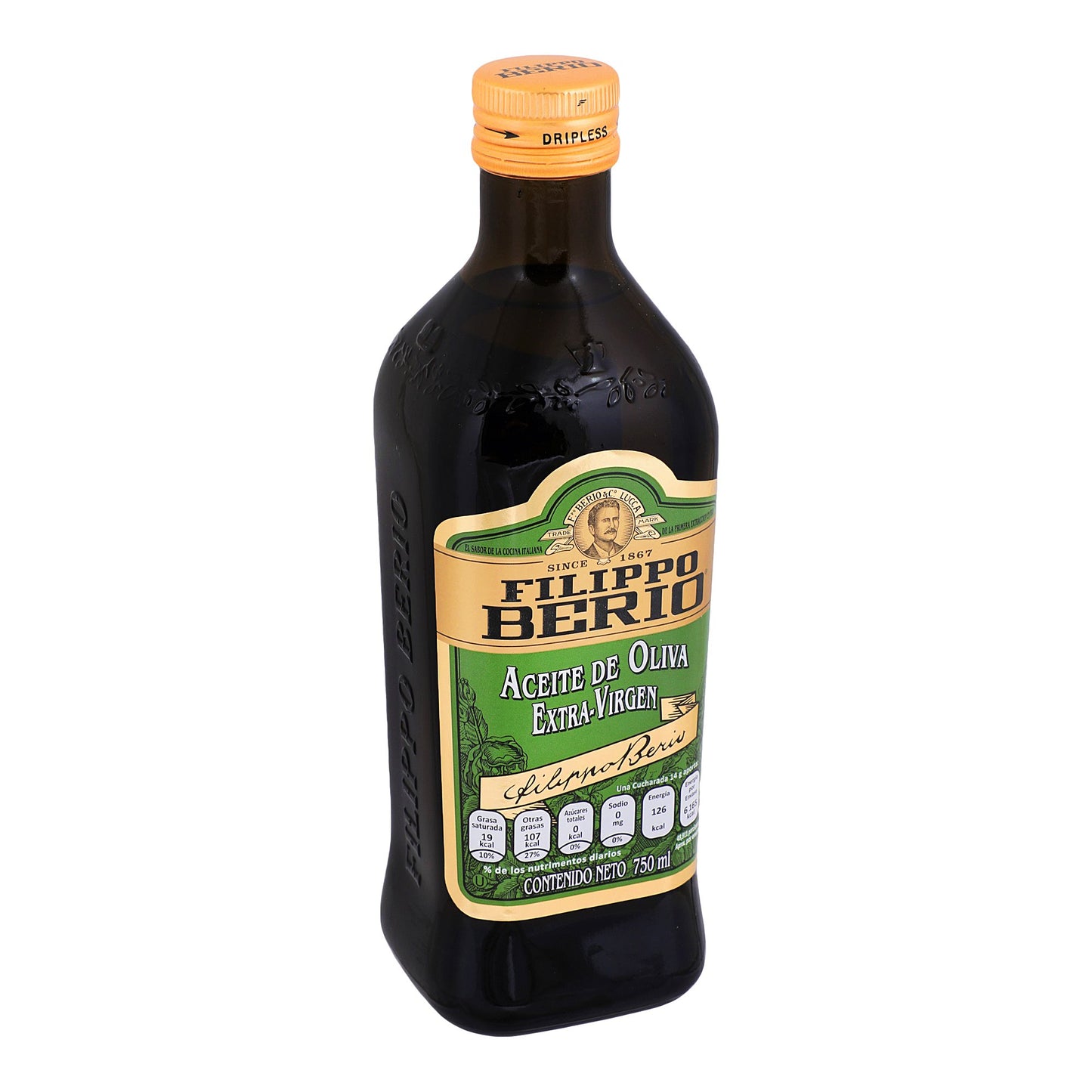 Aceite de Oliva - Filippo Berio Extra Virgen 750 ml - Italia