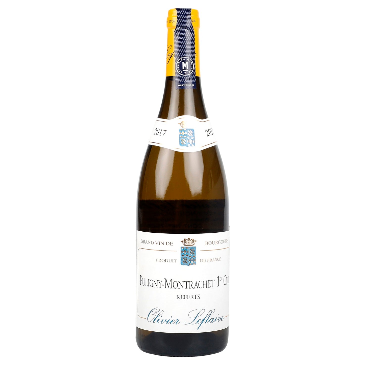Vino Blanco - Olivier Leflaive Puligny-Montrachet 1erCru 2017 de 750 ml - Francia