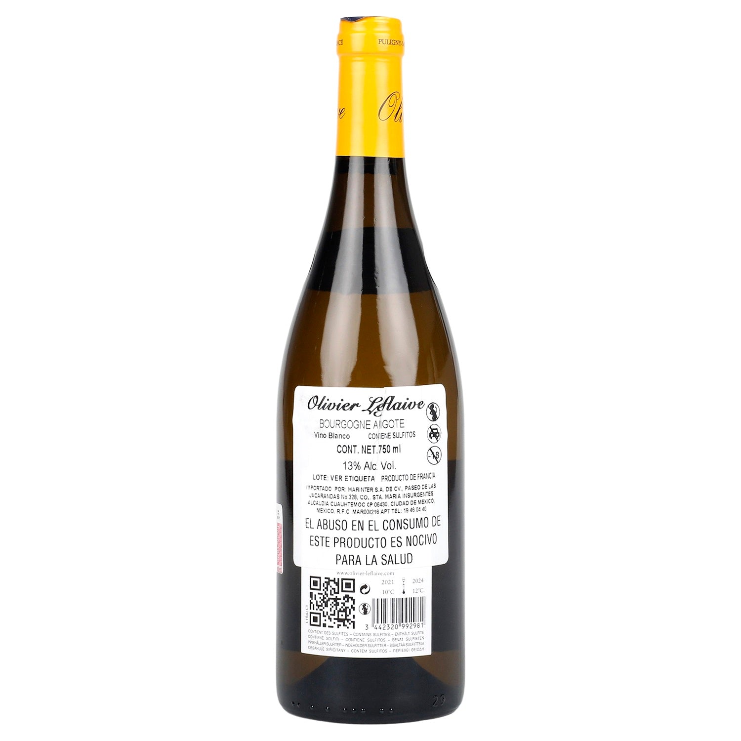 Vino Blanco - Olivier Leflaive Bourgogne Aligote 2019 - 750 ml