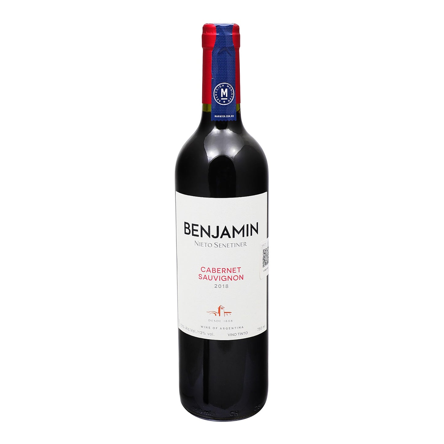 Vino tinto - Benjamin Nieto Senetiner Cabernet Sauvignon - 750  ml - Argentina