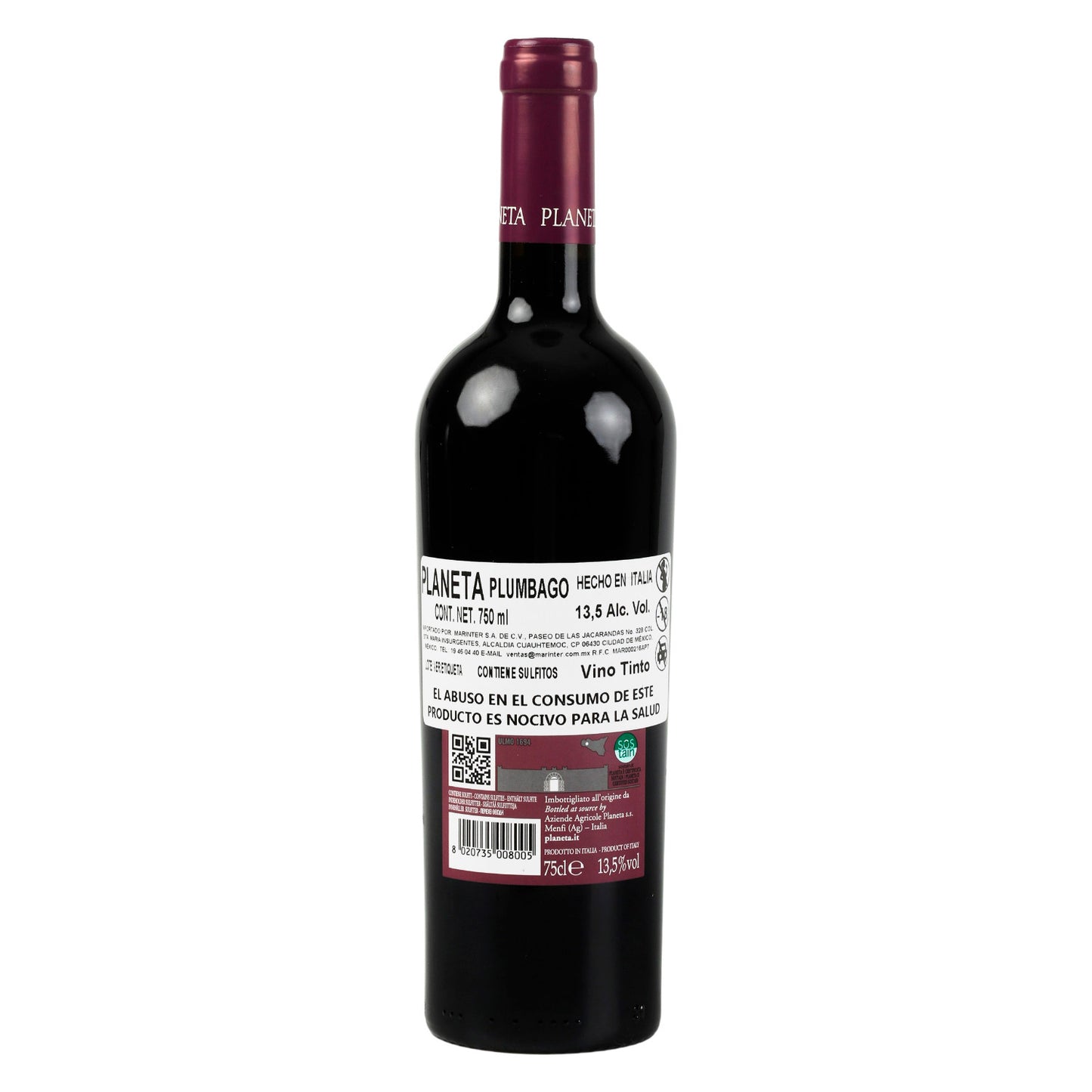 PROMO 3X2 - Vino Tinto Planeta Plumbago 2019 de 750 ml