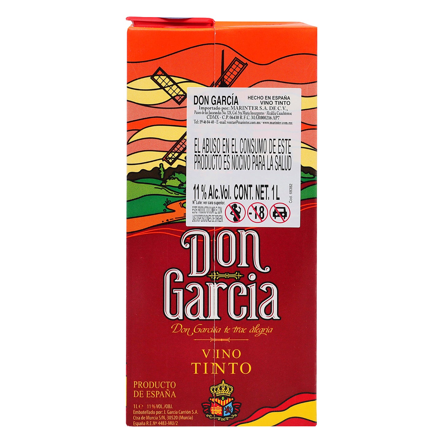 Vino Tinto Don García de 1000 ml - España