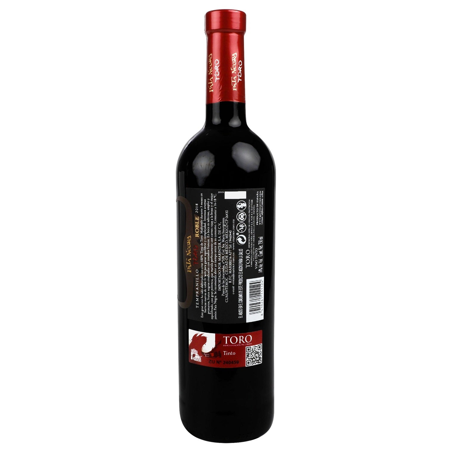 Vino Tinto - Pata Negra Roble Toro - 750 ml