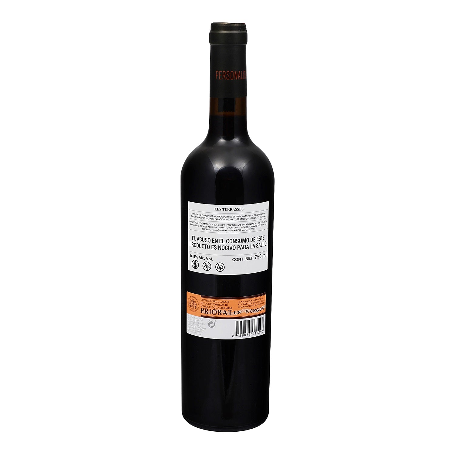 Vino Tinto - Les Terrasses 2017- 750 ml