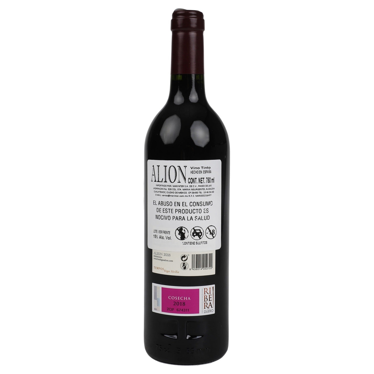 Vino Tinto Alion 2018 - 750 ml