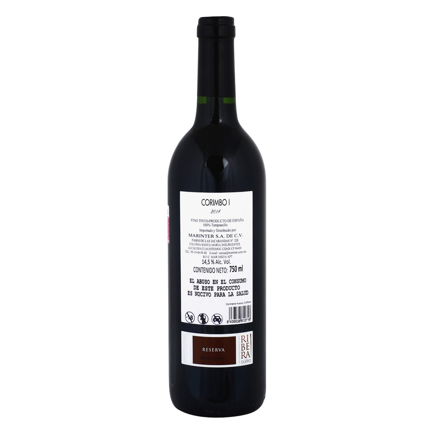 Vino Tinto Corimbo I 2014 de 750 ml - España
