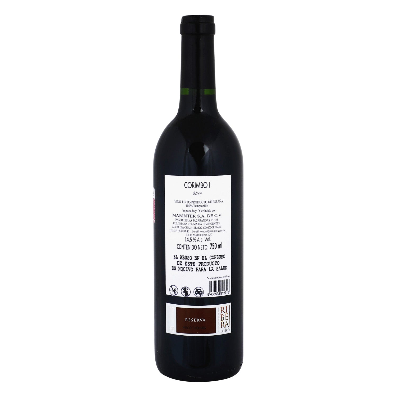 Vino Tinto Corimbo I 2014 de 750 ml