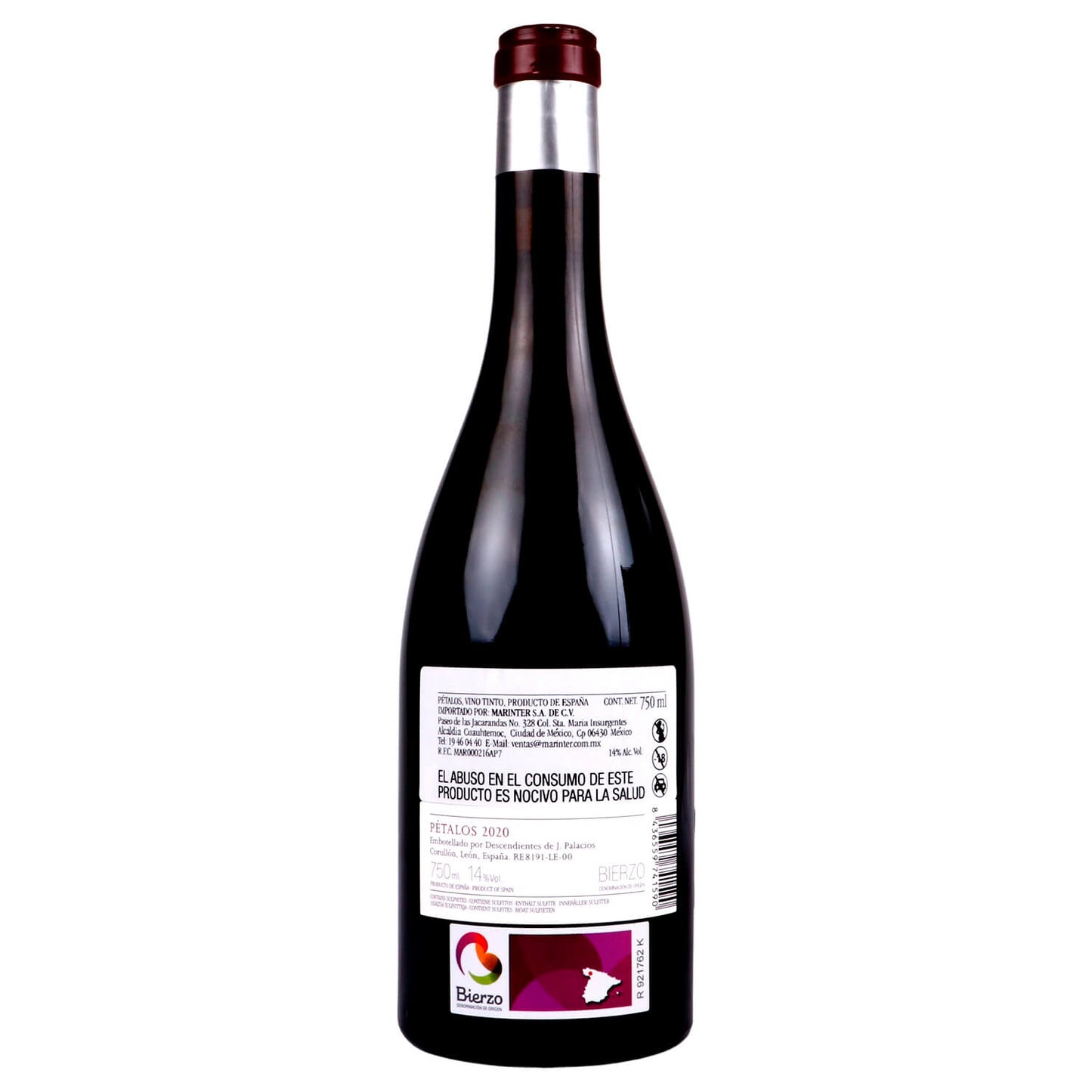 Vino Tinto - Petalos del Bierzo 2020 de 750 ml - España