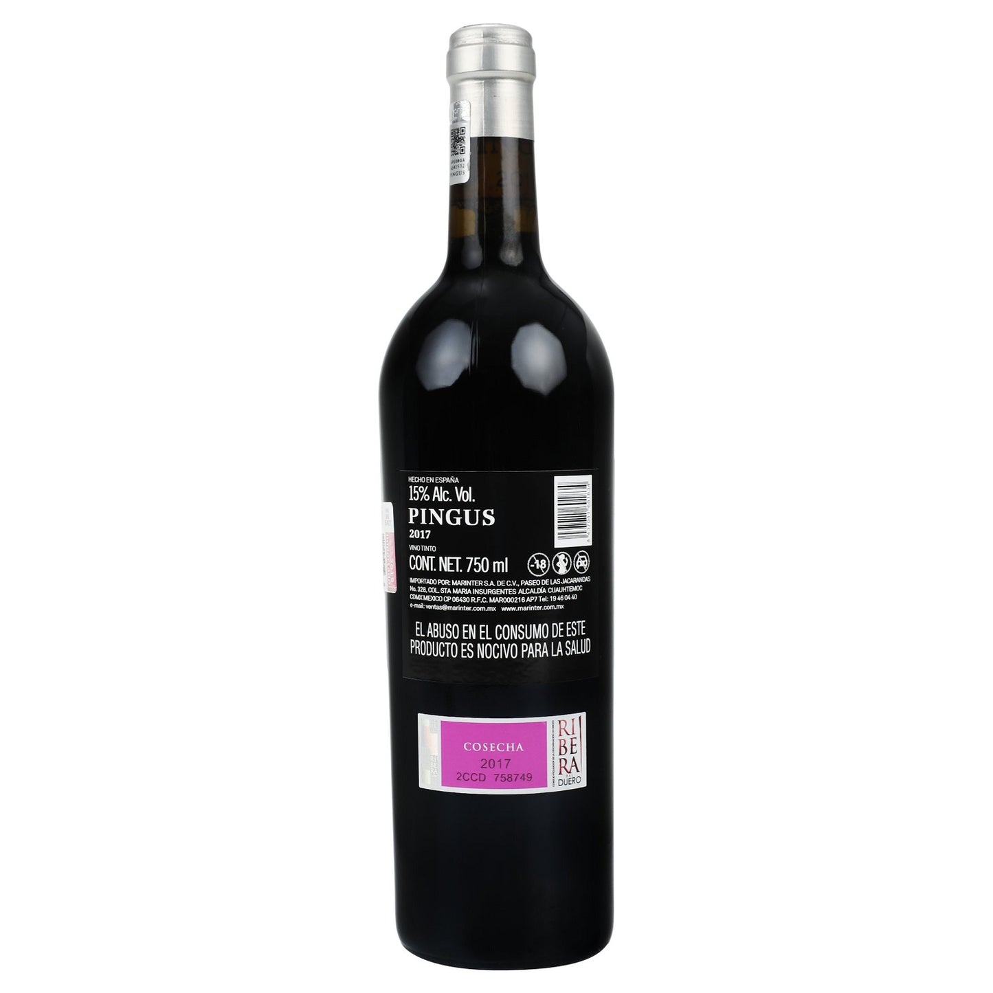 Vino Tinto Pingus 2017 de 750 ml - España