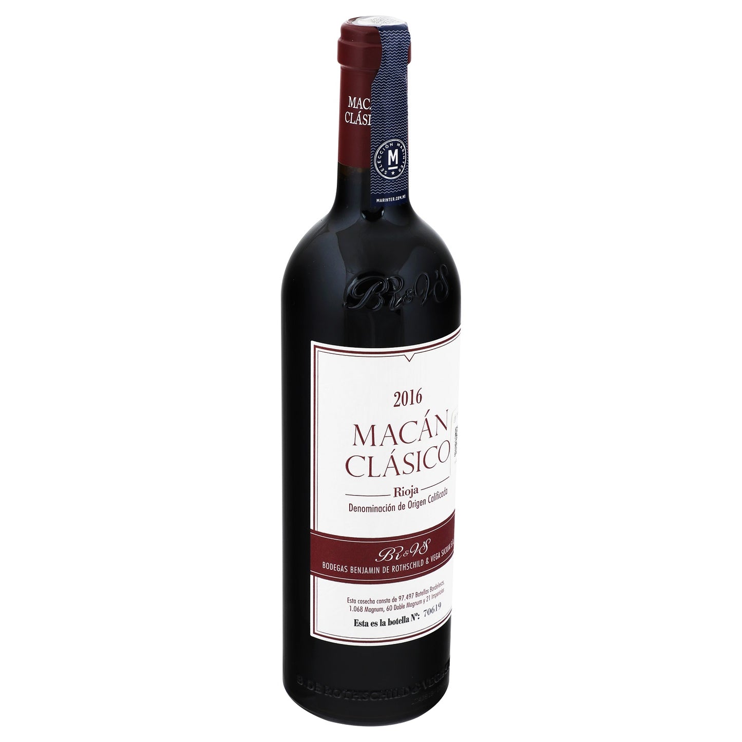 Vino Tinto - Macan Clasico 2016 de 750 ml - España