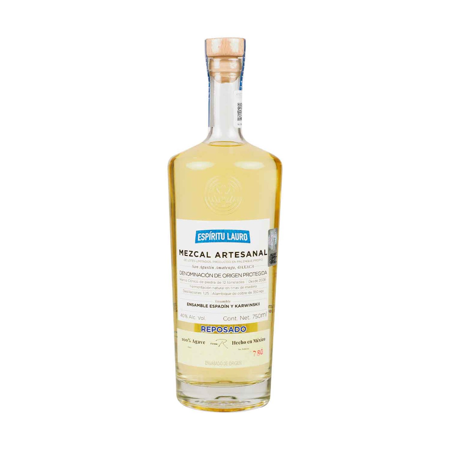Mezcal - Espiritu Lauro Reposado - 750 ml - México
