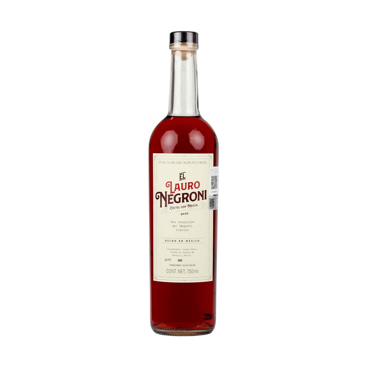 Coctel - El Lauro Negroni - 750 ml - México