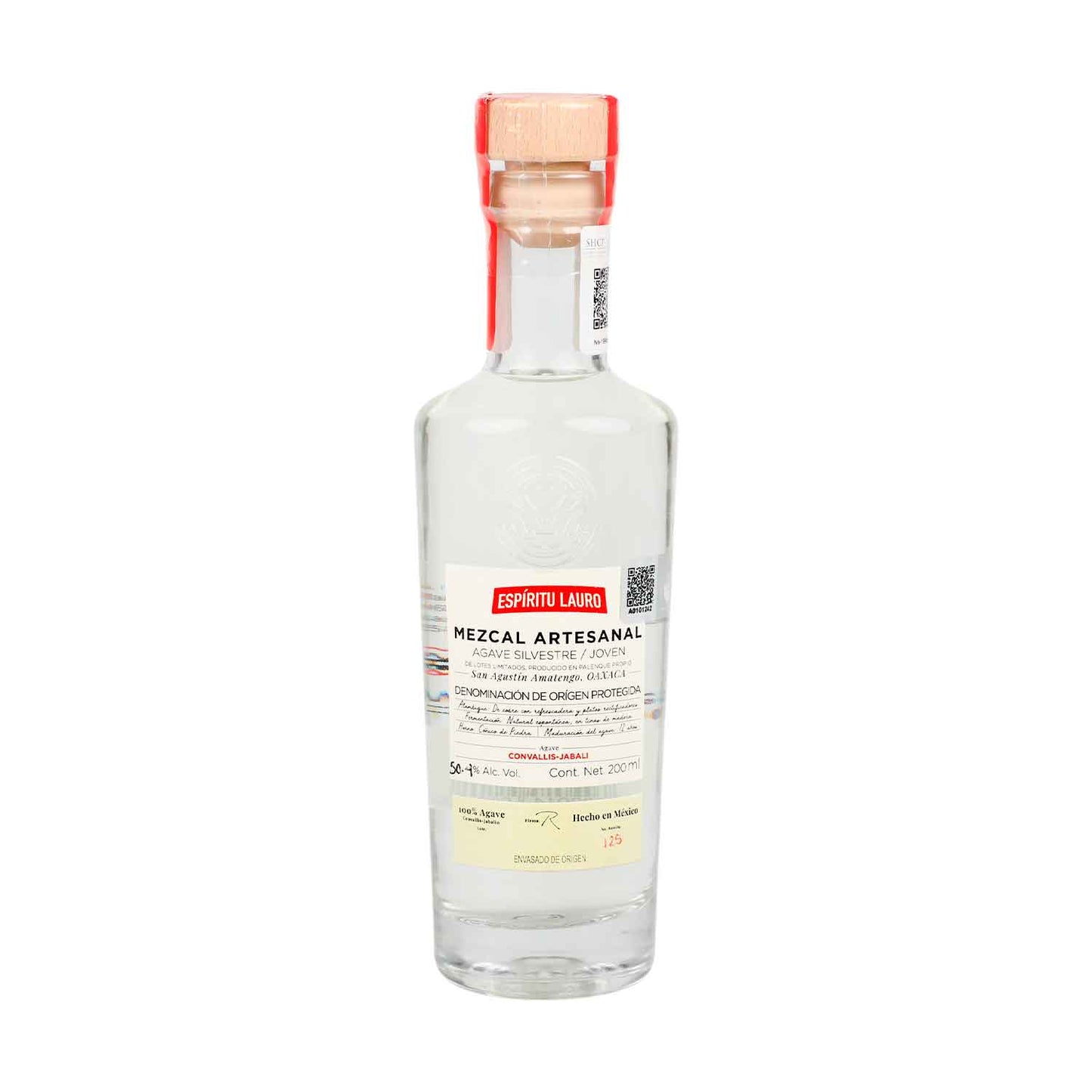 Mezcal Espíritu Lauro Silvestre Jabalin de 200 ml - México