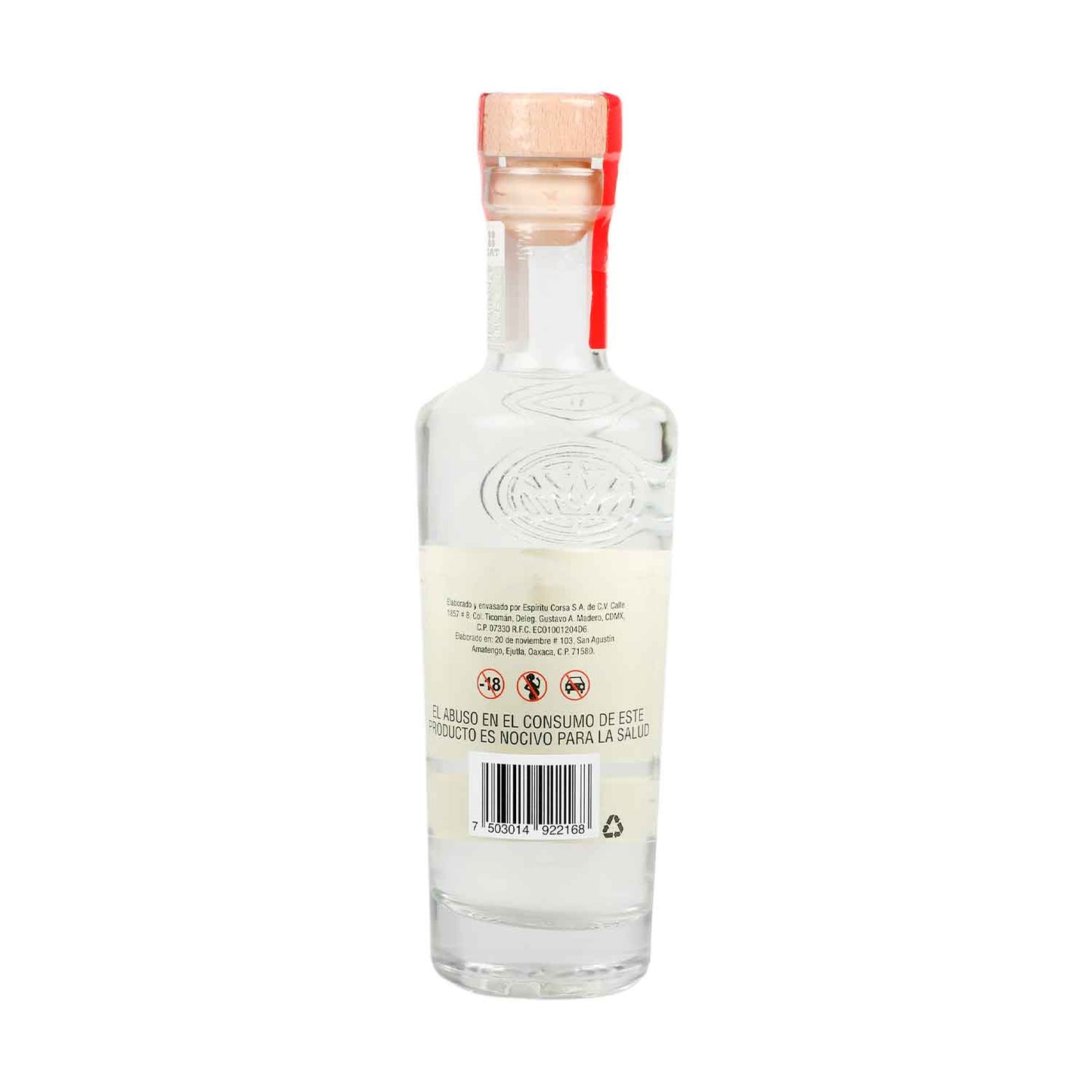 Mezcal Espíritu Lauro Silvestre Jabalin de 200 ml - México