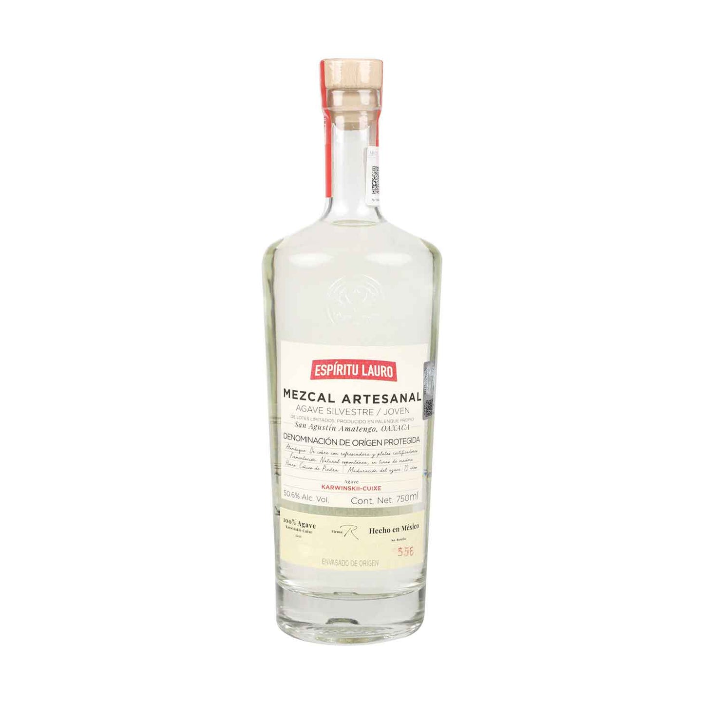 Mezcal Espiritu Lauro Silvestres Cuixe de 750 ml - México