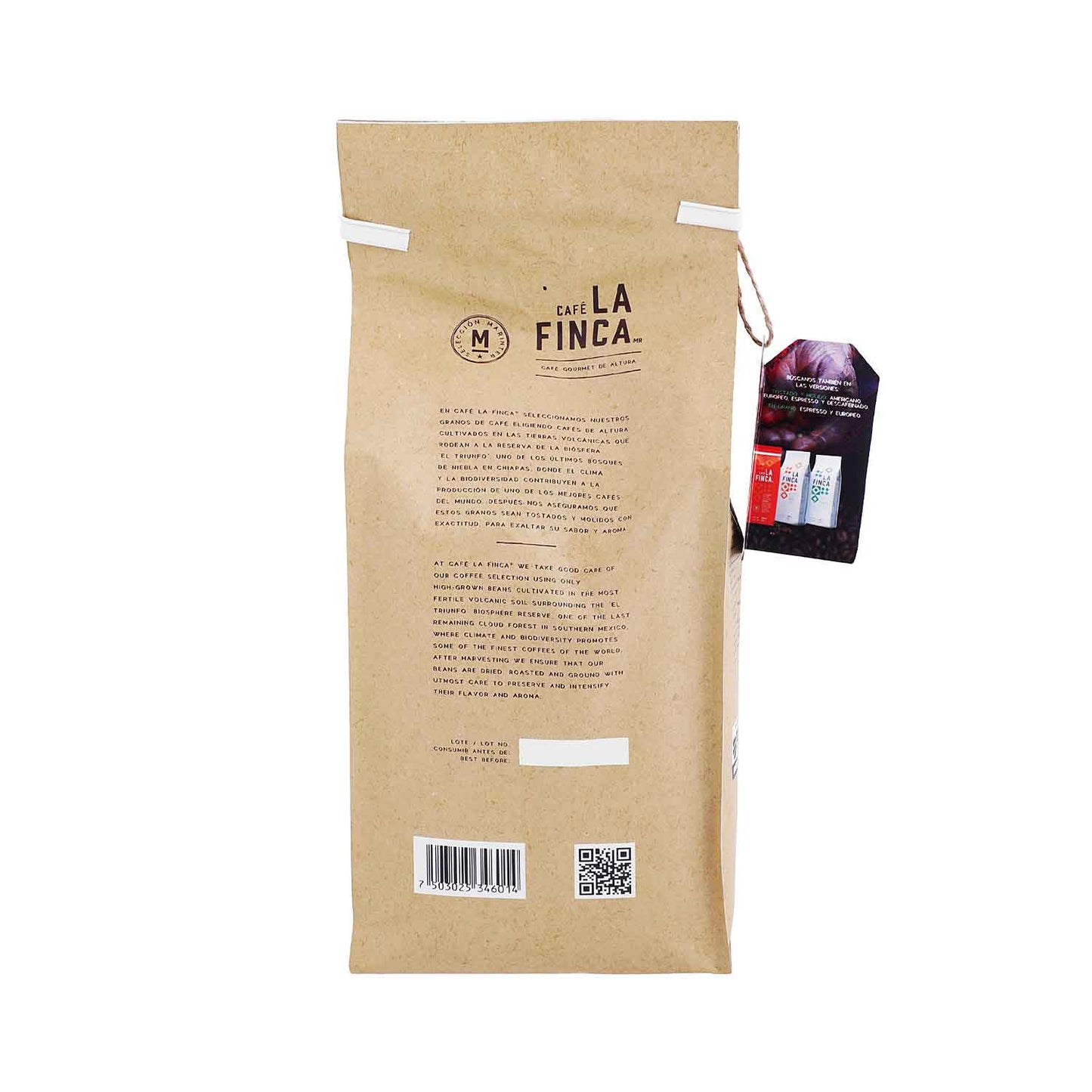 Café - La Finca Americano Orgánico Tostado Molido de 900 g - México