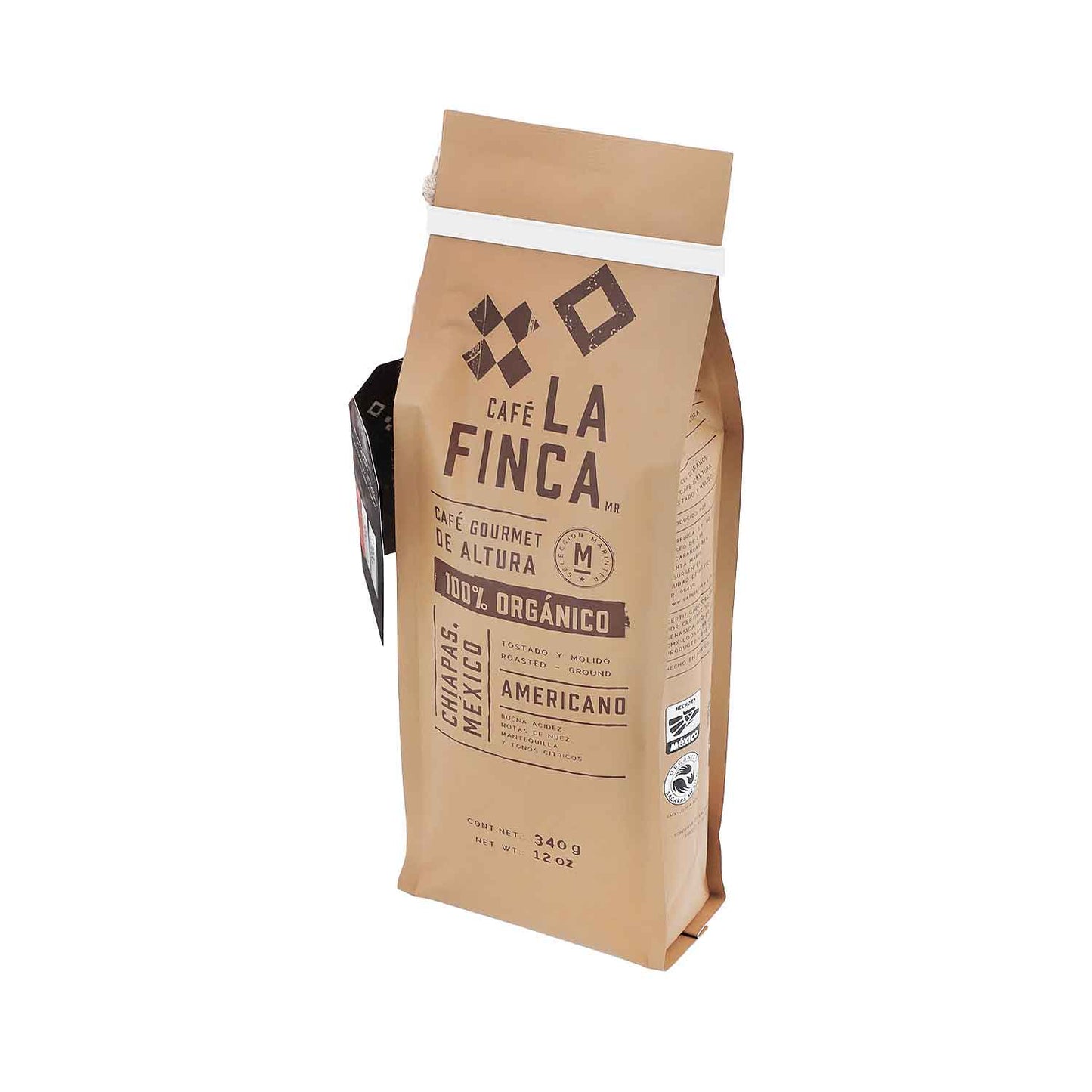 Café - La Finca Americano Orgánico Tostado Molido de 340 g - México