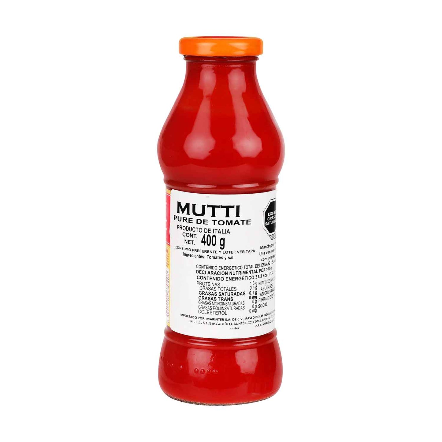 Pure - Tomate Mutti Passata 400 gr - Italia